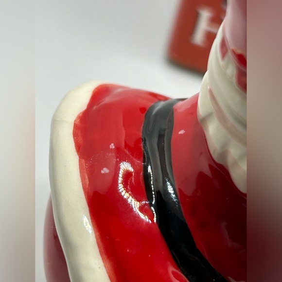 2010 Fitz & Floyd Holiday Sweet Holiday Salt & Pepper Shaker Set Christmas Santa - Picture 10 of 13